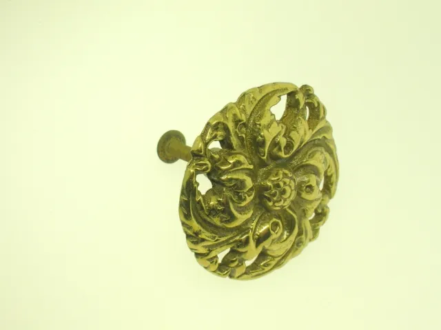 Vintage Solid Brass Round Drawer/Cabinet Door Handles - More Then One Available