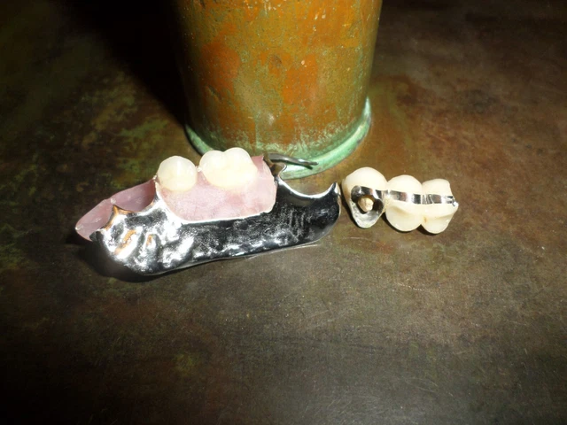 Vintage Dental Scrap Dental Plate Palladium? 10.5g