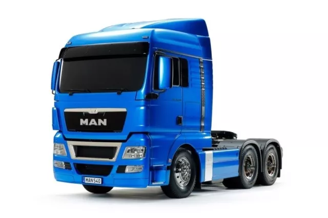 Tamiya MAN TGX 26.540 3-Achs 6x4 Hellblau Metallic 1:14 RC Bausatz #300056370