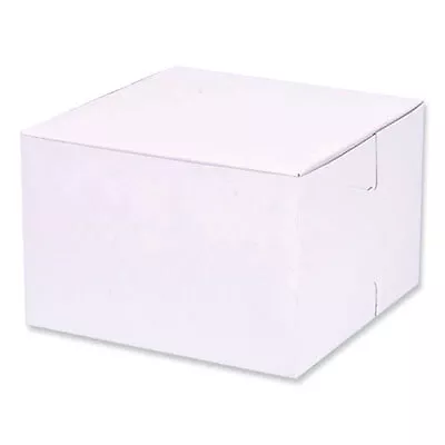 Southern Champion Tray 1509 Bakery Boxes, Standard, 6 X 6 X 4, White, Paper,