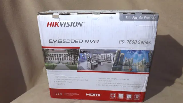 Hikvision ORIGINAL M-Series 8K 8Ch POE 1U NVR DS-7608NI-M2/8P 2SATA 16TB(No HDD)