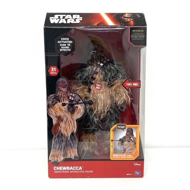 Star Wars – Peluche Interactive Chewbacca – Plus De 100 Sons Et Mouvements – Figurine Douce Avec Bandoulière – Cadeau Enfant 4 Ans Et +