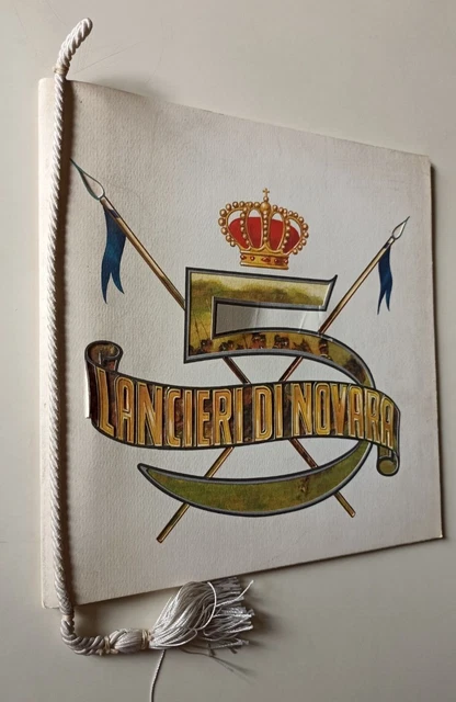 B352 Calendario Lancieri Di Novara 1985 Con Cordoncino