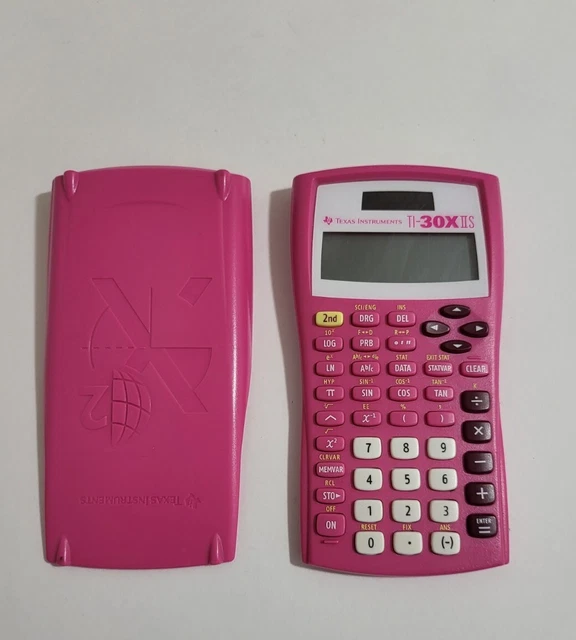 TEXAS INSTRUMENTS TI30X IIS Pink Student Scientific Calculator Battery