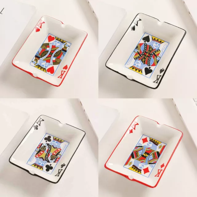 CERAMICA POSACENERE SIGARETTA Poker Card Design Ecologici