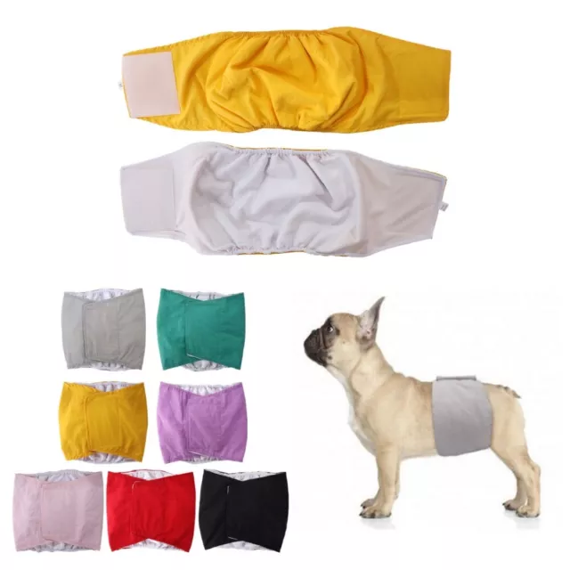 Hundewindel Rüdenbinde Waschbare Hygienehose Schutzhose für Rüden Windel Wraps