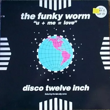 The Funky Worm, Funky Worm U+Me=Love Vinyl Single 12inch NEAR MINT Atlantic