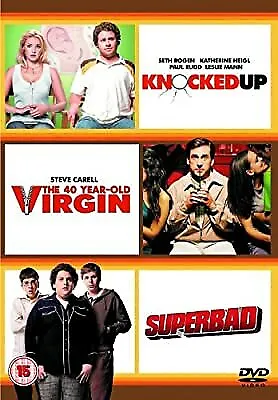 Knocked Up / Superbad / The 40 Year-Old Virgin [DVD], , Used; Good DVD