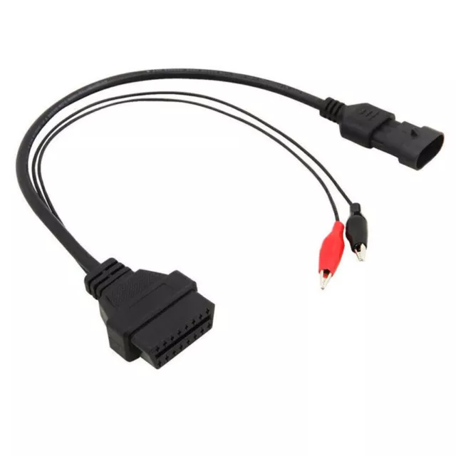 Câble de diagnostic mâle OBD2 20CM 3pin à 16pin pour outil Fiat Alfa Lancia