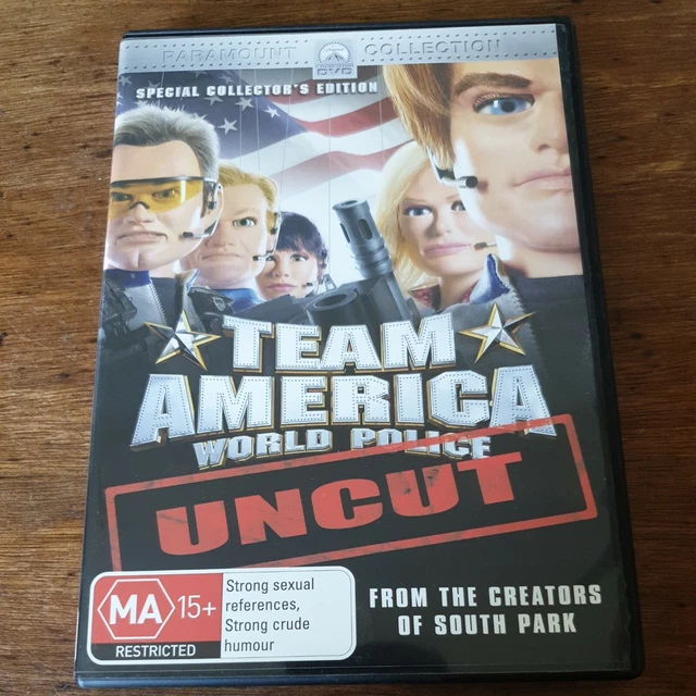 TEAM AMERICA WORLD Police DVD UNCUT R4 LIKE NEW FREE POST $15.94 ...