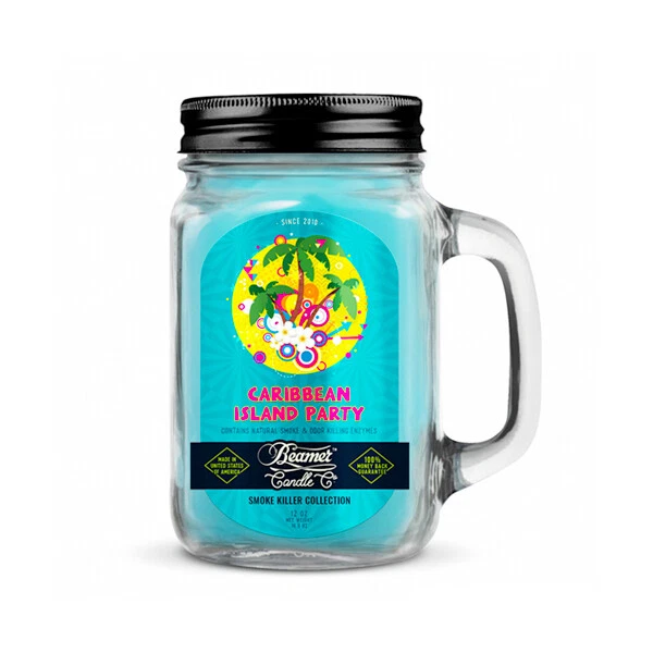 Beamer Smoke Killer Collection Candle 12oz Caribbean Island Party