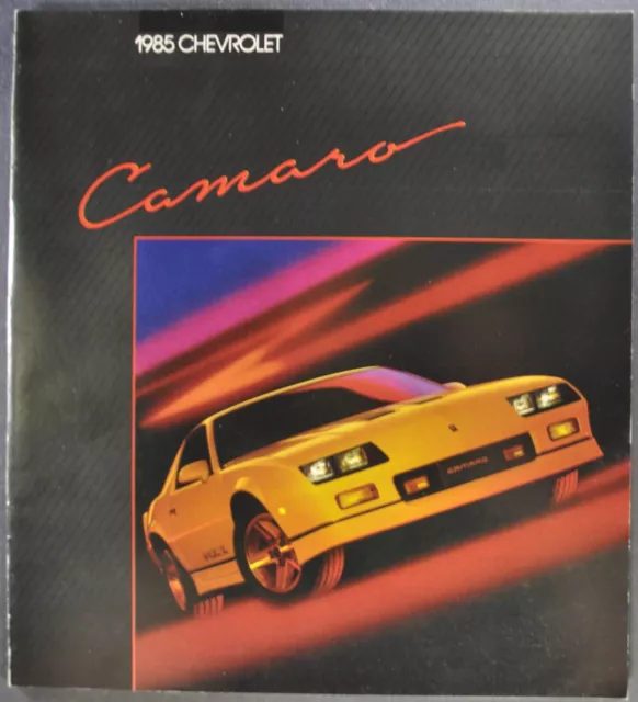 1985 Chevrolet Camaro Brochure Z28 IROC-Z Coupe Berlinetta Excellent Original 85