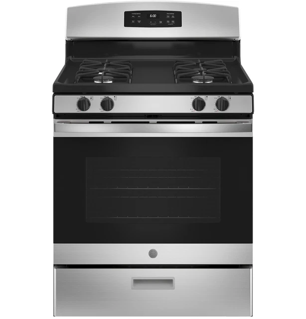 GE APPLIANCES JGBS60REKSS , Black On Stainless