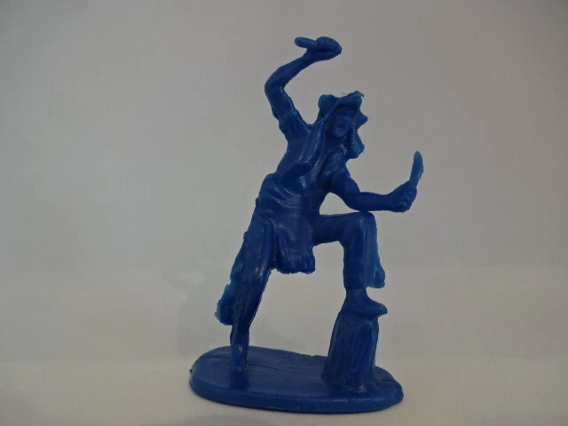Alte Sammelfigur / Sitting Bull / Orange Variante - 50 mm