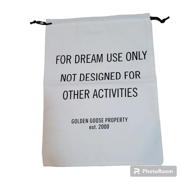 Golden Goose Dust Bag Empty Drawstring 15.5 x 11.5 in Decorative Storage