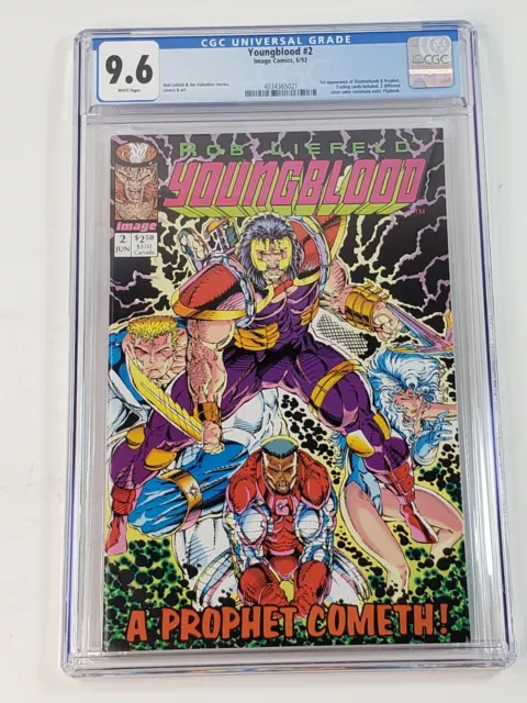 Youngblood 2 CGC 9.6 WP 1st app Shadowhawk & Prophet (MOVIE) Image Comics