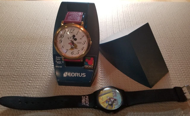 Vintage Mickey & Minnie Mouse Watches