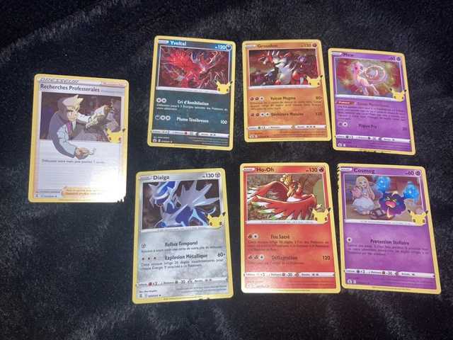 CARTE POKÉMON PIKACHU de Anniversaire promo 24 Célébrations 25 ans