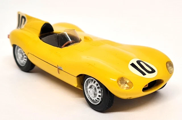 IXO 1/43 Jaguar Type D #10 3ème Le Mans 1955 - Miniature Jaune Métal LMC037