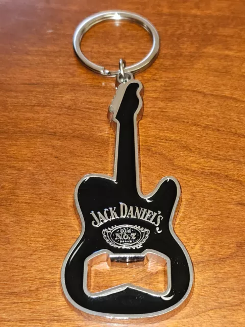 Jack Daniels Guitar Keychain Bottle Opener New Telecaster