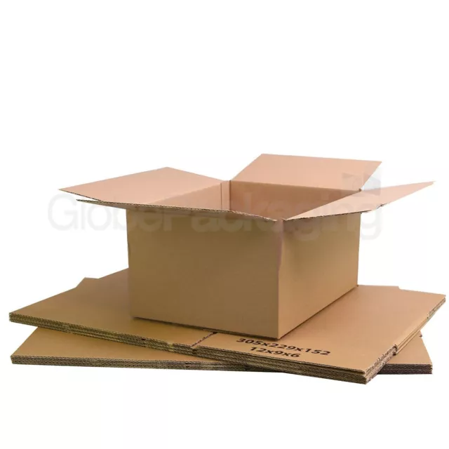 10 x MAILING POSTAL CARDBOARD BOXES 12"x9"x6" A4 SIZE