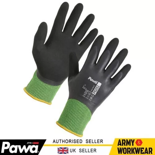 Pawa Hydrofuge Anti Coupe Gants Niveau D Résistant Nylon/Élasthanne Doublure