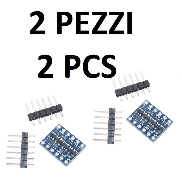 2Pz Modulo Convertitore Di Livello Logico 4 Canali Iic I2C Bidirezionale Arduino