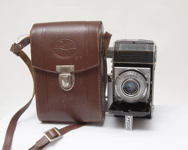 Kodak Retina Balgenkamera/Klappkamera Kamera mit Leder Tasche Defekt!  Nr.82