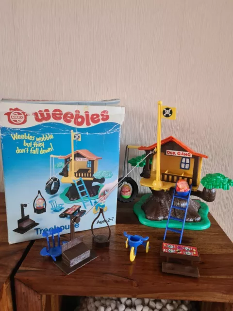 Vintage 1970'S Airfix Weeble Treehouse Boxed