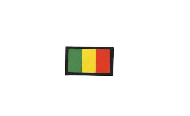Patch ecusson brode imprime voyage souvenir backpack drapeau mali malien