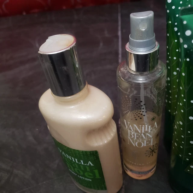 BATH & BODY Works Vanilla Bean Noel 8 oz Body Cream Lotion Shimmering