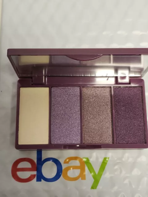 BELLAPIERRE COSMETICS 1999 4-Color Purple Storm Vegan Eyeshadow Palette—NIB