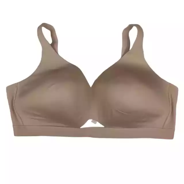 Cacique Bra 48DDD Lightly Lined No Wire Beige Nude Balconette Lane Bryant