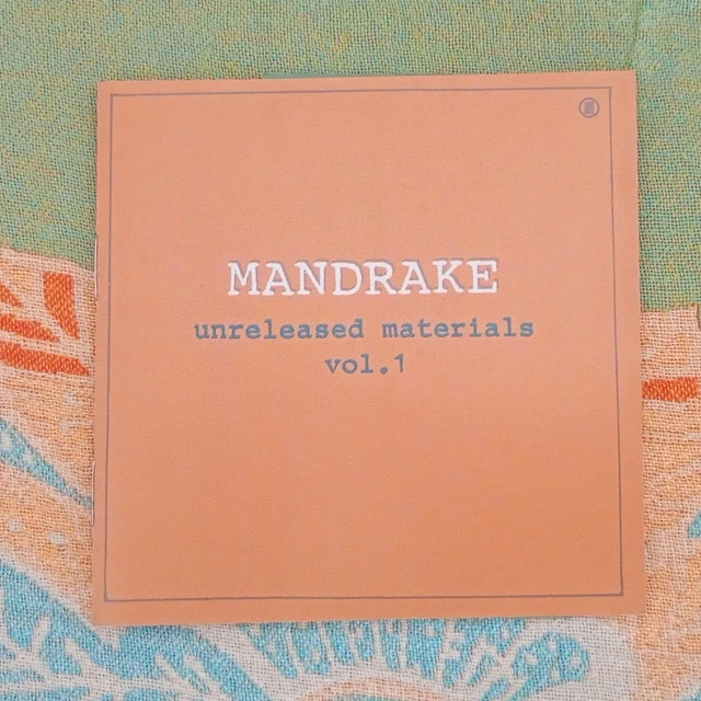 MANDRAKE] UNRELEASED MATERIALS vol.1 & 2 EUR 316,04 - PicClick ES