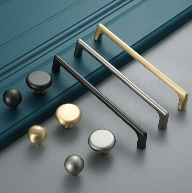 brushed nickel brass Dresser Drawer Pulls Cabinet Handles Pulls Kitchen Cupboard