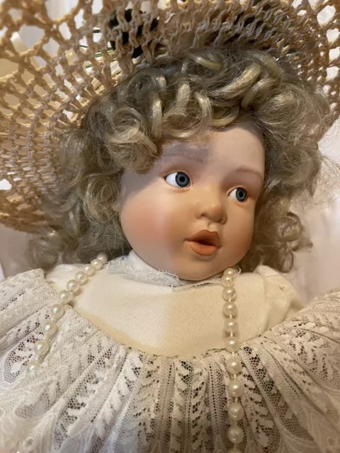 Ashley by Helen Kish 1991- NIB-17” Hamilton Heritage Porcelain Dolls Collection