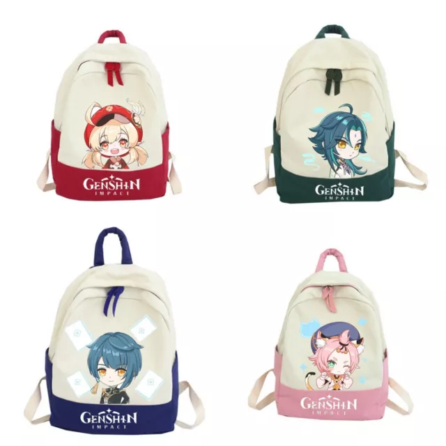 Jogo Genshin Impacto Anime 3D Impressão Mochila Estudante Escola Bolsa De  Ombro Juventude Outdoor Viagem Mochila Crianças Presentes de Aniversário