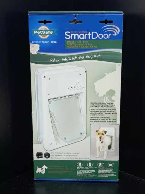 PetSafe Electronic Smart Pet Dog Door For  Small dogs (4lb- 15lbs)