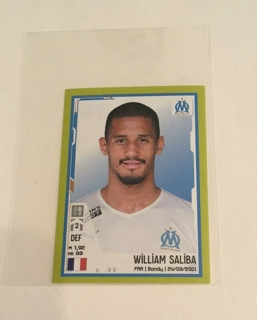 5 X panini foot 2019-20 William Saliba #442 Saint-Etienne rookie RC