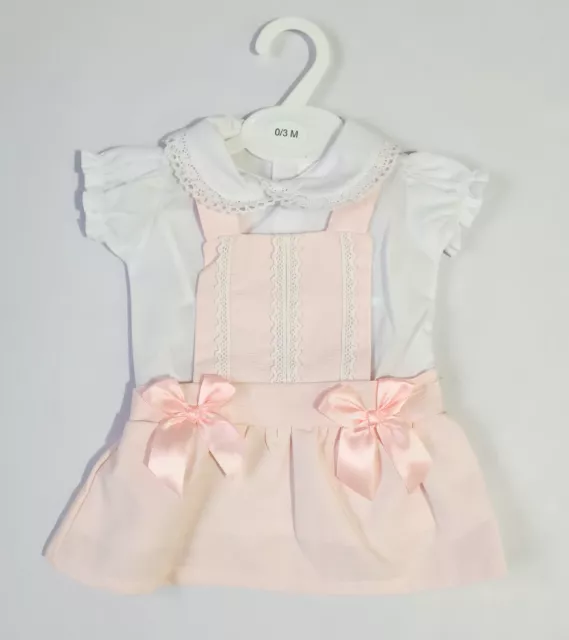 Rosa Band Kleid & Bluse Sets