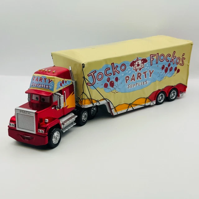 Flocking Cars DISNEY PIXAR CARS - JOCKO FLOCKO MACK HAULER Cars 3 2017 - 1:55 Diecast ...