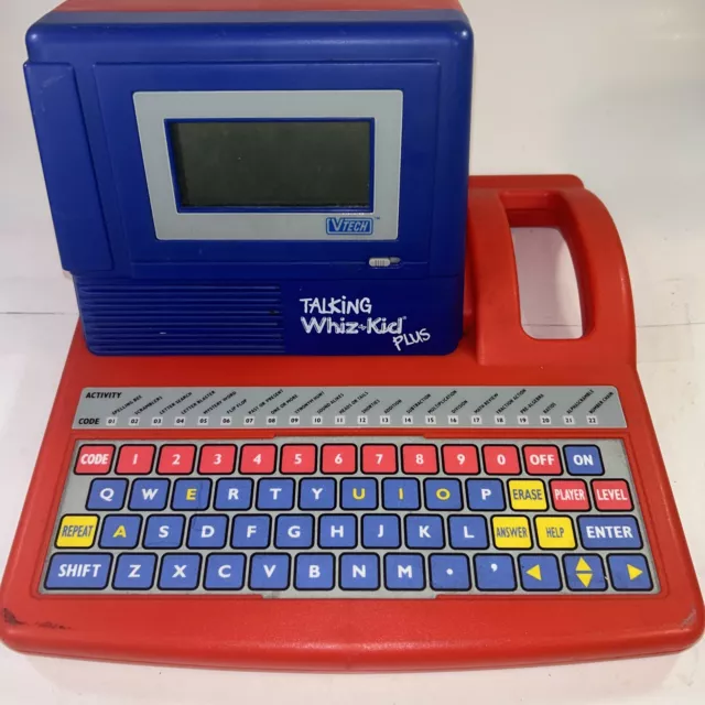 NOS VTECH Super Advantage Whiz Kid Portable Educational Laptop Vintage Toy