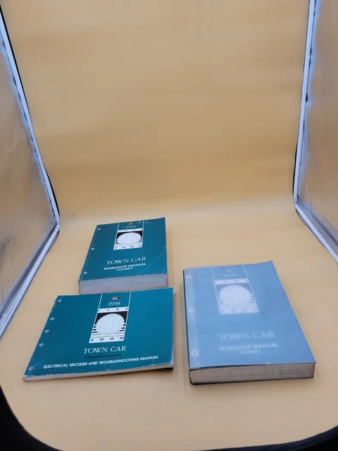 1998 Ford Lincoln Town Car Workshop Service Repair Manuals Vol 1-2 & Wiring