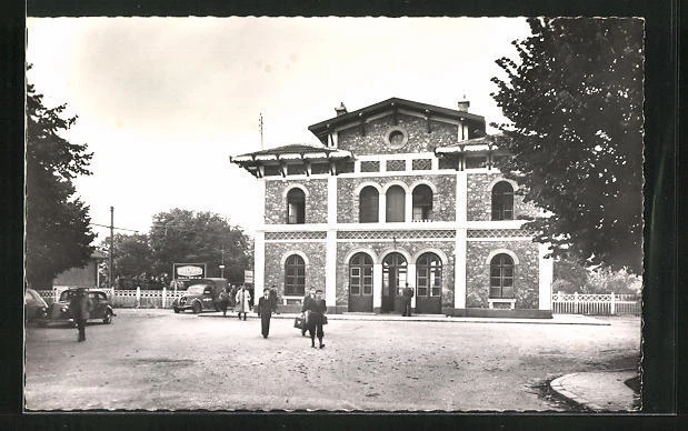 CPA Orsay, La Gare d'Orsay, La Gare