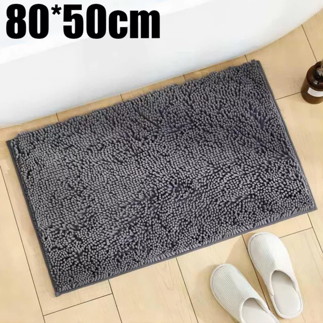Non Slip Bath Mats Shower Mat Ultra Soft Absorbent Bathroom Rug Washable Carpets