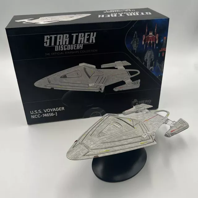 Eaglemoss Star Trek Voyager-J NCC-74656-J Modell mit Magazin, ideales Geschenk