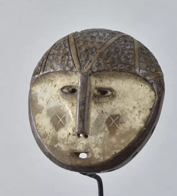 Masque idimu LEGA mask  Culte du Bwami Congo rdc Art Tribal Africain mc 1906