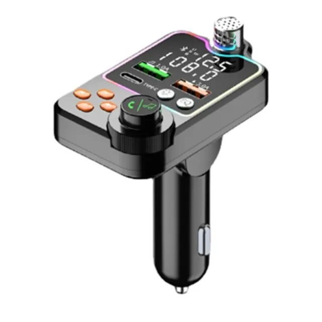 Microphono lettore MP3 USB M M R7W6 compatibile con Bluetooth auto 5.0 chiave trasmettitore FM