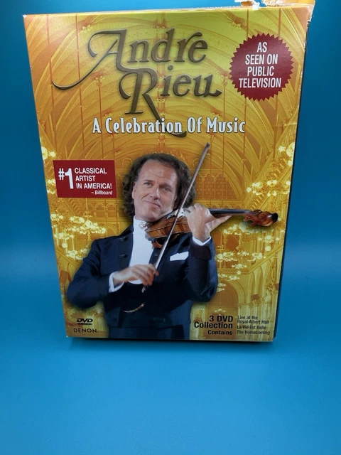 ANDRE RIEU: A Celebration of Music (3-Disc DVD Set, Special Edition ...