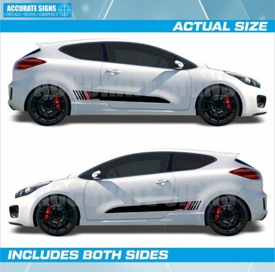 ADESIVI per RECAR Strisce Decalcomanie procedere GT VINYL Graphics 